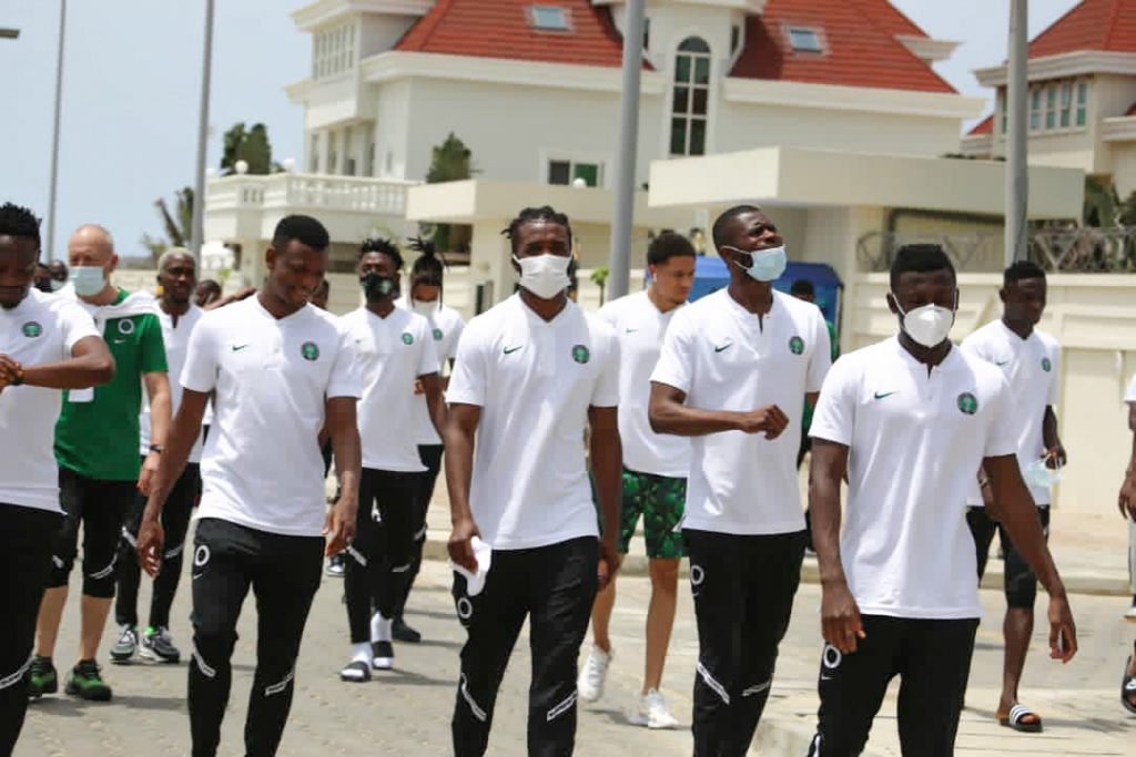 Liberia, Cape Verde Games Super Eagles Hold First Training Session In Morocco