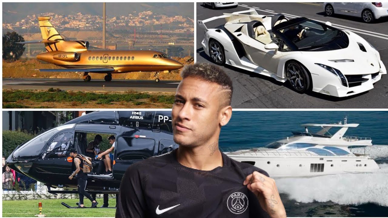 neymar Houses, Cars, Private Jets