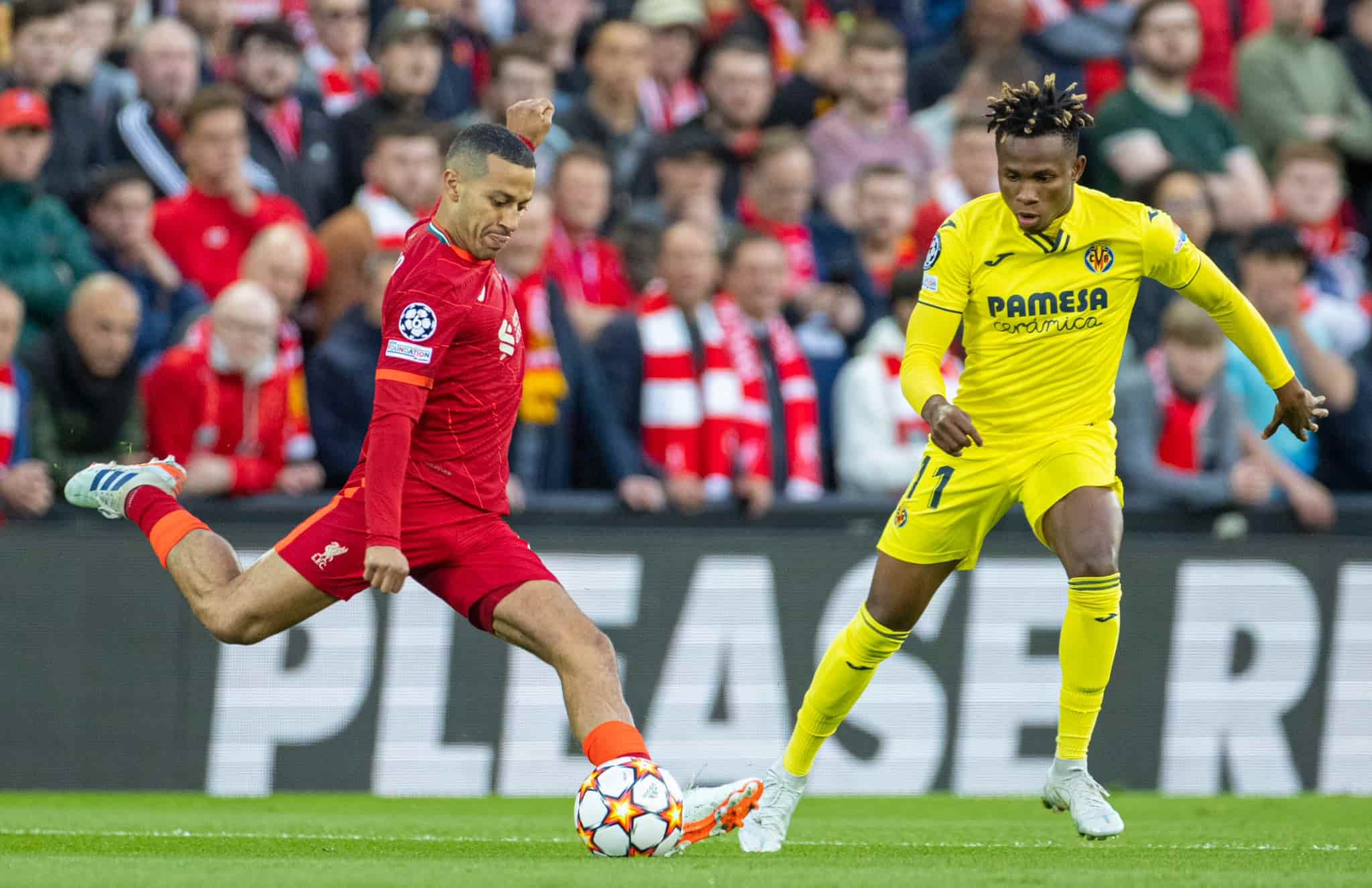 Liverpool 2-0 Villarreal Chukwueze not influential for the Yellow Submarine