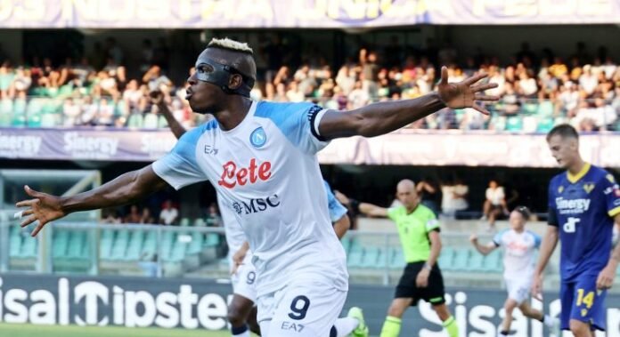 Osimhen scores first Serie A goal of the season