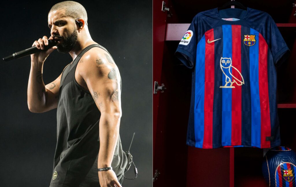 Drake logos to feature on Barcelona shirt for Real Madrid El Clasico
