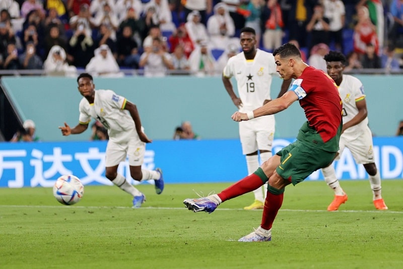 Cristiano Ronaldo makes history in World Cup win over Ghana