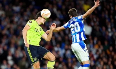 Ten Hag explains why Maguire was played as a striker against Sociedad