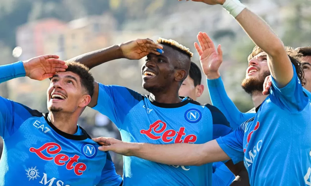 Osimhen Scores Brace As Napoli Thrash Spezia 3-0 In Serie A