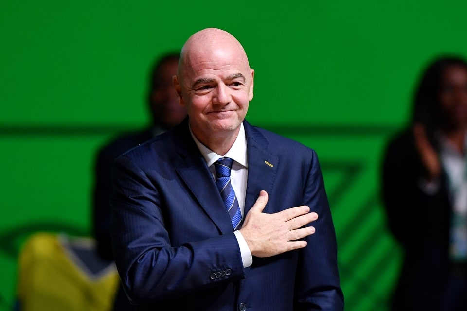 Fifa President Gianni Infantino re-elected unopposed