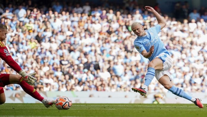 Haaland Shines as Man City Continues Perfect League Start with 5-1 Win over Fulham
