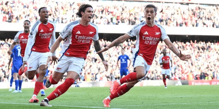 Arsenal Strike Twice in Stoppage Time to Seal a Dramatic 4-2 Win Over Leicester City
