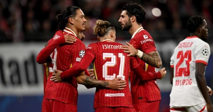Núñez Strikes as Liverpool Edge Leipzig 1-0 to Maintain Perfect Start to UCL