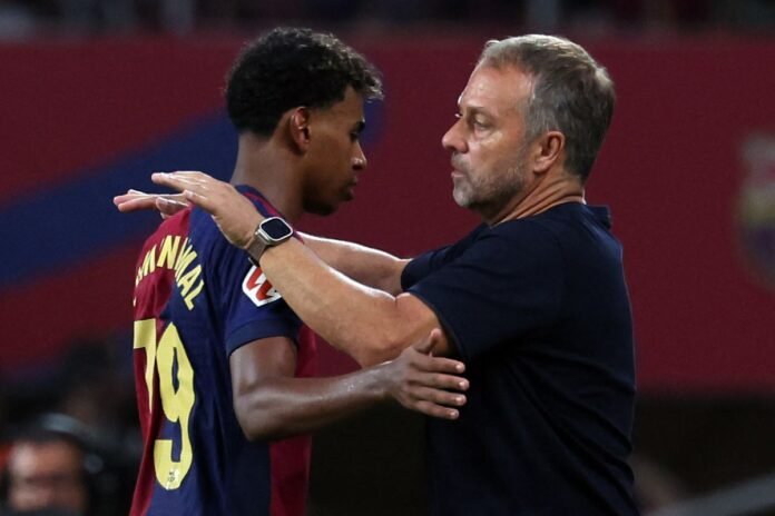 Hansi Flick Provides Update on Winger's Injury as Barca Prepare for UCL Game with Brest