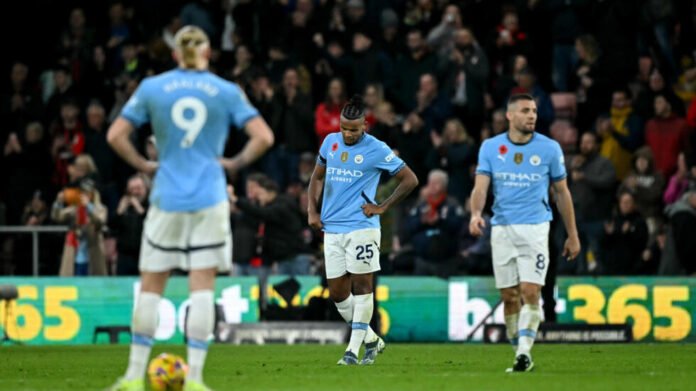 Man City's 32 Game Unbeaten Streak Comes Crashing Down as Bournemouth Claims 2-1 Victory