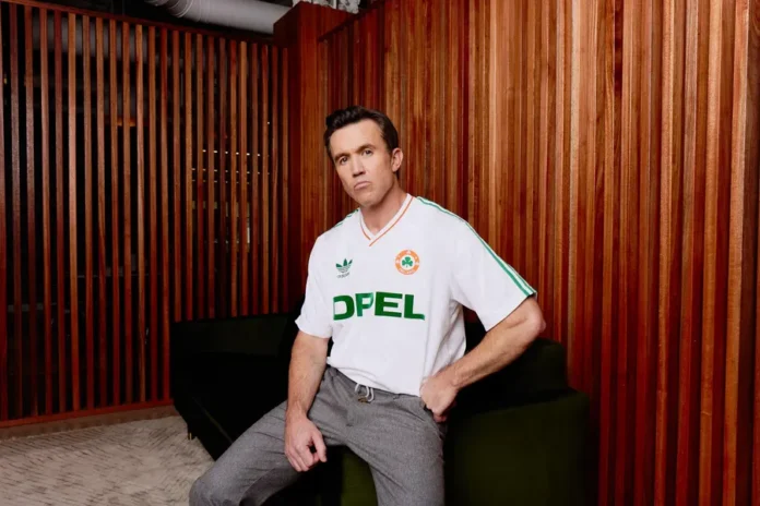 Rob McElhenney picks shocking retro Celtic jersey choice