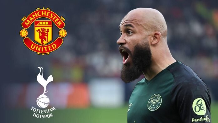 Manchester United, Tottenham, Bryan Mbeumo, Brentford, Premier League goals, Thomas Frank, Champions League, Manchester United transfer, Tottenham bid, Bryan Mbeumo transfer.