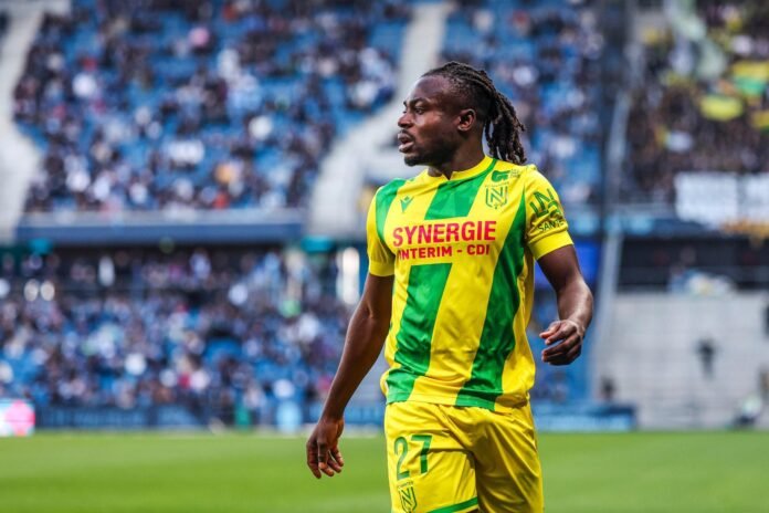 Moses Simon, Paris FC, Nigerian footballer, Ligue 1, FC Nantes, Super Eagles, Paris FC transfer, Moses Simon Paris FC, Nigerian winger, Ligue 1 transfer news, Moses Simon goals, Nigeria football