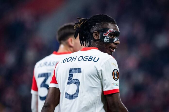 Igoh Ogbu, Slavia Prague, Nottingham Forest, Newcastle United, Super Eagles, UEFA Champions League, European competitions, Ligue 1, Galatasaray, transfer market