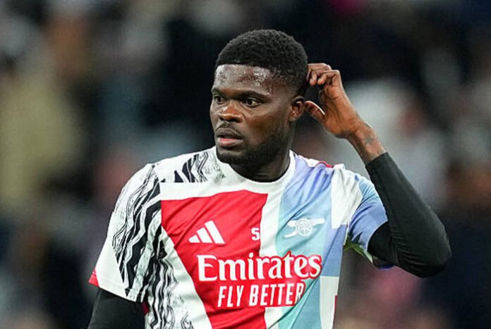 Thomas Partey, Arsenal midfielder, Arsenal transfer news, Thomas Partey Arsenal contract, Thomas Partey departure, Thomas Partey Barcelona, Arsenal news, Mikel Arteta Thomas Partey, Thomas Partey transfer update, Thomas Partey free transfer, Barcelona transfer news, Atletico Madrid, Arsenal contract talks