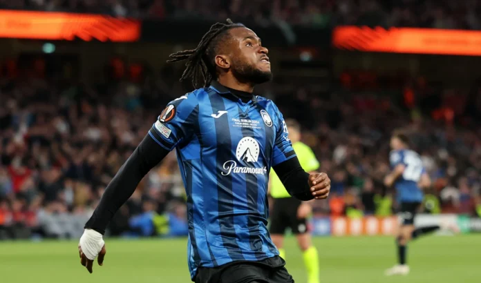Ademola Lookman transfer, Lookman Liverpool move, Lookman Premier League, Lookman La Liga switch, Mutiu Adepoju Lookman advice, Atalanta forward transfer news, Europa League hat-trick, Nigerian football star