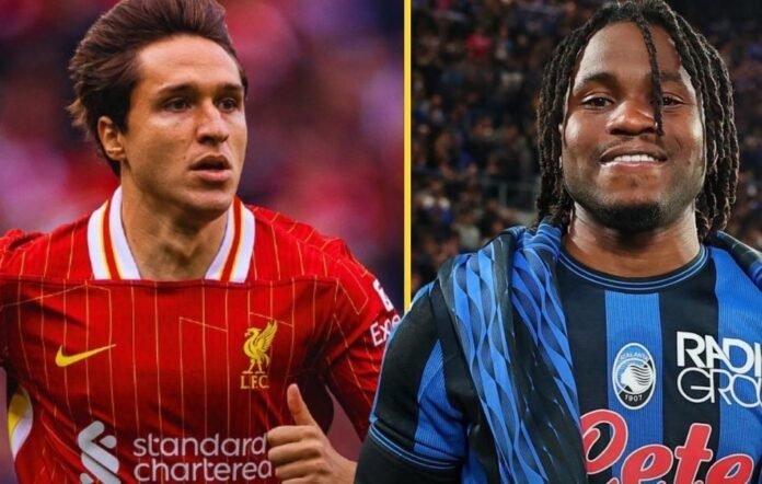 Federico Chiesa, Liverpool, Atalanta, Ademola Lookman, Inter, Lookman transfer, Chiesa transfer, Serie A, African Ballon d’Or, Anfield, Arne Slot, Napoli, Football Italia, preseason tour, €50 million, €40 million, winger, squad space, regular football, Juventus, Euro 2020, Premier League, transfer window, Italian winger, Liverpool exit, Chiesa future, San Siro, transfer strategy