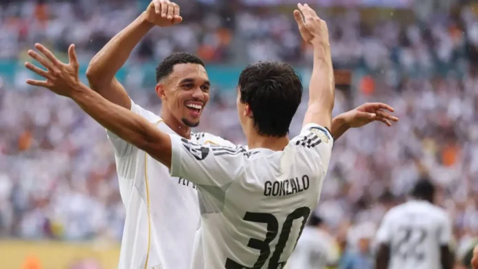 Trent Alexander-Arnold Real Madrid assist, Courtois praises Trent, Trent vs Carvajal, Real Madrid right-back competition, Club World Cup Juventus, Xabi Alonso Trent Alexander-Arnold, Real Madrid transfer news