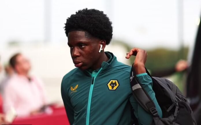 Wesley Okoduwa, Wolves training camp Portugal, Emmanuel Okoduwa, Wolves pre-season squad, Wolves vs Chelsea transfer, Wolves defender debut, Vitor Pereira Wolves, England U18 Morocco, Wolves behind closed doors friendlies, Premier League debut watch
