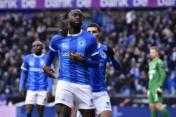 Tolu Arokodare, Genk, Nigerian striker, Belgian Pro League, transfer frustration, Super Eagles forward, Hyeon-gyu Oh, football transfers, Premier League dream, Standard Liege match, Dimitri De Condé, football goals, Belgian football, KRC Genk striker, football career, football news, player frustration, football updates, football rumours, football season start, football playing time, www.isagoal.com reports
