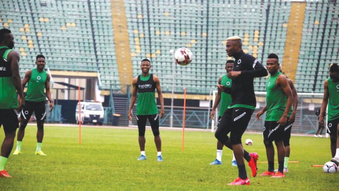 Super Eagles, Nigeria, Rwanda, South Africa, World Cup qualifiers, NFF, Eric Chelle, Uyo, Godswill Akpabio Stadium, Bloemfontein, Benin Republic,