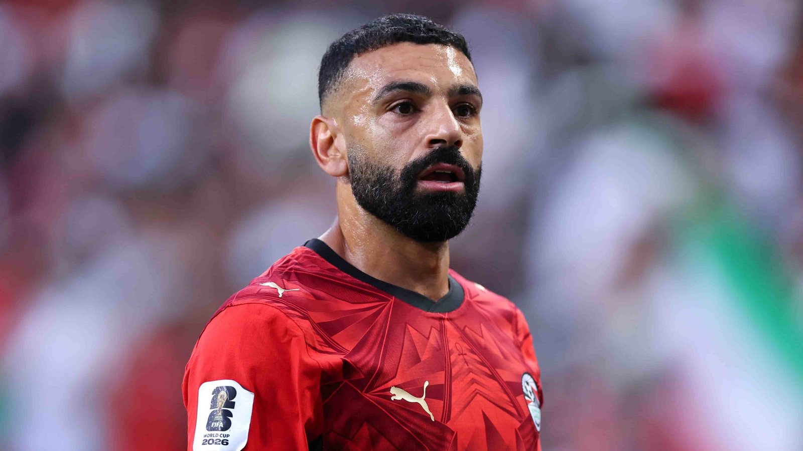 Mohamed Salah celebrates with Egypt teammates after reaching the FIFA World Cup 2026 knockout stage